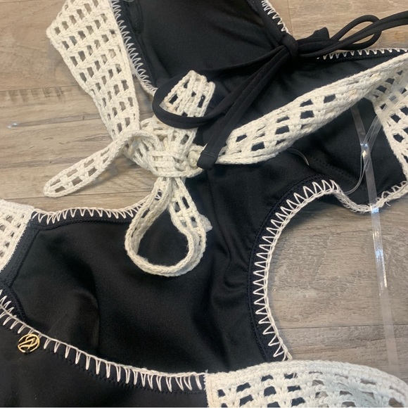 Victoria Secret Scuba Crochet Monokini One Piece Swimsuit - Picture 8 of 13